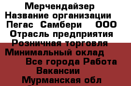 Мерчендайзер › Название организации ­ "Пегас" Самбери-3, ООО › Отрасль предприятия ­ Розничная торговля › Минимальный оклад ­ 23 500 - Все города Работа » Вакансии   . Мурманская обл.,Снежногорск г.